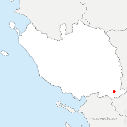 carte de localisation de Maillezais