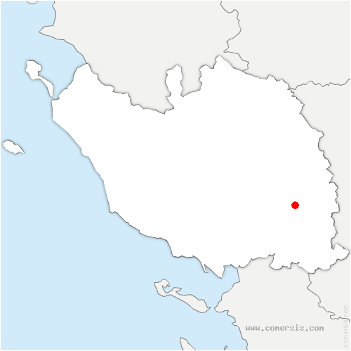 carte de localisation de Marsais-Sainte-Radégonde