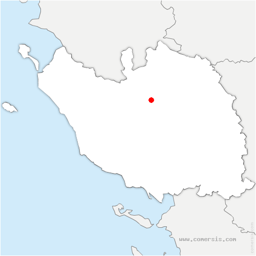 carte de localisation de Merlatière