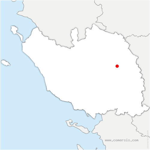carte de localisation de Monsireigne