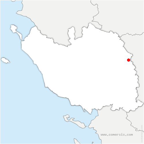 carte de localisation de Montournais
