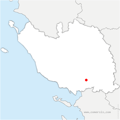 carte de localisation de Moreilles