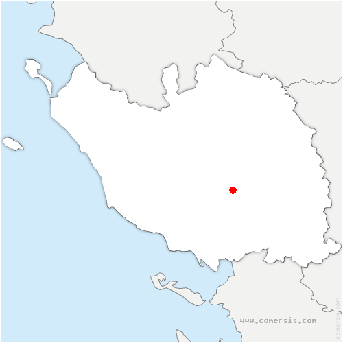 carte de localisation de Moutiers-sur-le-Lay