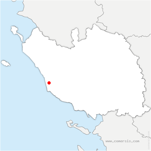 carte de localisation de Olonne-sur-Mer