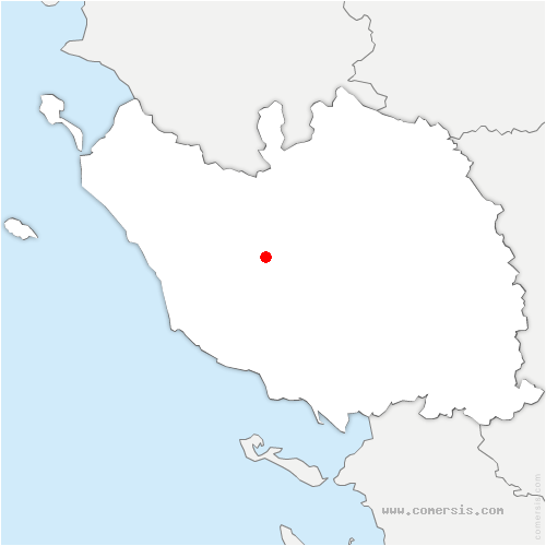carte de localisation de Roche-sur-Yon