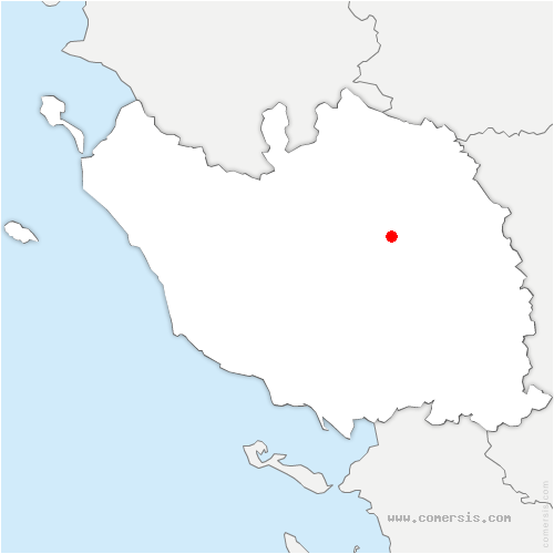 carte de localisation de Saint-Vincent-Sterlanges