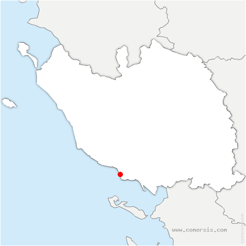 carte de localisation de la Tranche-sur-Mer