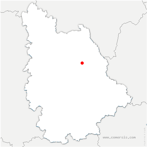 carte de localisation de Archigny