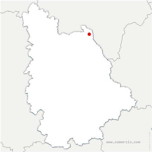 carte de localisation d'Availles-Thouarsais