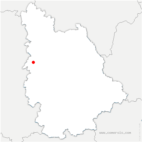 carte de localisation d'Ayron