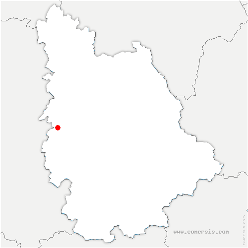 carte de localisation de Benassay