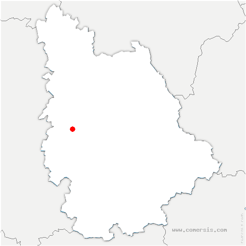 carte de localisation de Béruges