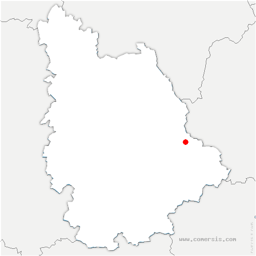 carte de localisation de Béthines
