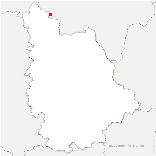 carte de localisation de Beuxes