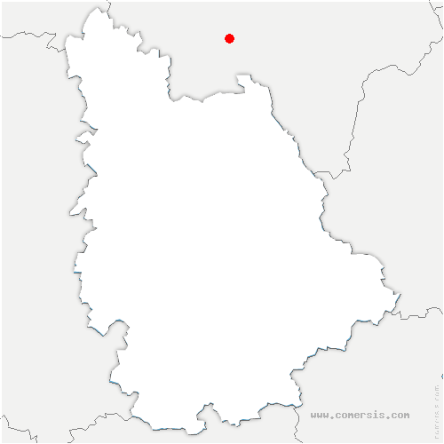 carte de localisation de Bouillé-Saint-Paul