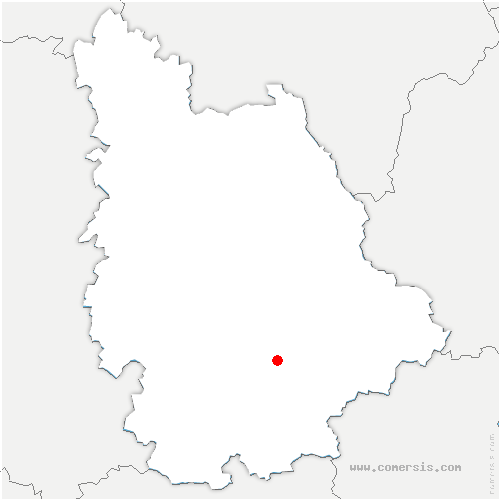 carte de localisation de Bouresse