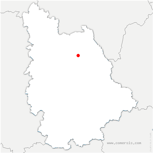 carte de localisation de Cenon-sur-Vienne