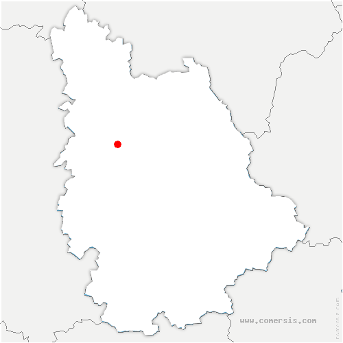 carte de localisation de Chabournay
