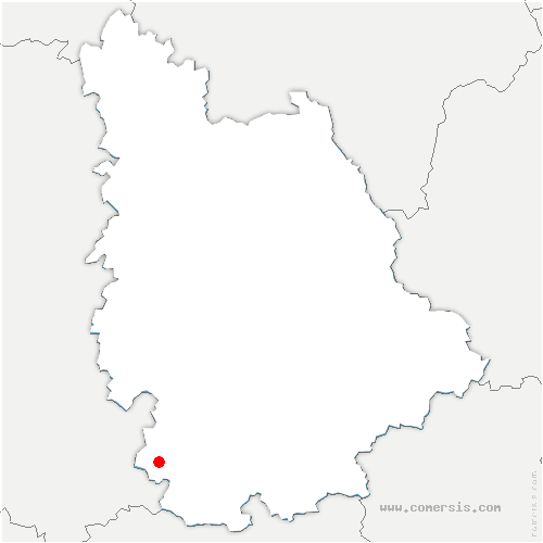 carte de localisation de Champagné-le-Sec