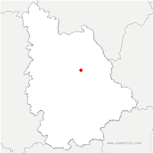 carte de localisation de Chapelle-Moulière