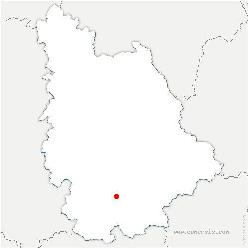 carte de localisation de Château-Garnier