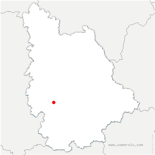 carte de localisation de Château-Larcher