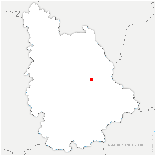 carte de localisation de Chauvigny