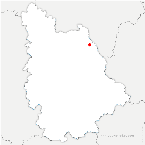 carte de localisation du Chillou