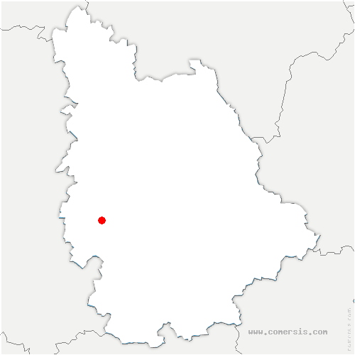 carte de localisation de Cloué