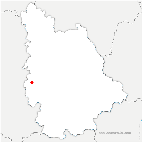 carte de localisation de Curzay-sur-Vonne