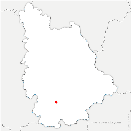 carte de localisation de Ferrière-Airoux