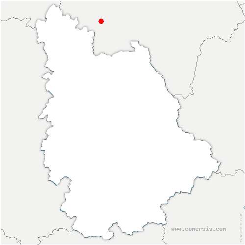 carte de localisation de la Forêt-de-Tessé