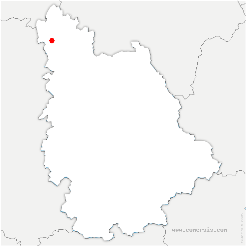 carte de localisation de Glénouze
