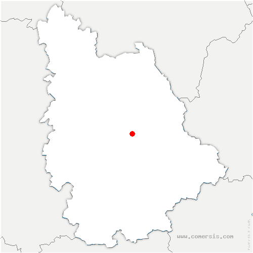carte de localisation de Jardres