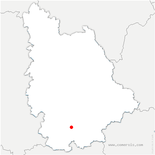 carte de localisation de Joussé