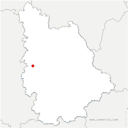 carte de localisation de Latillé