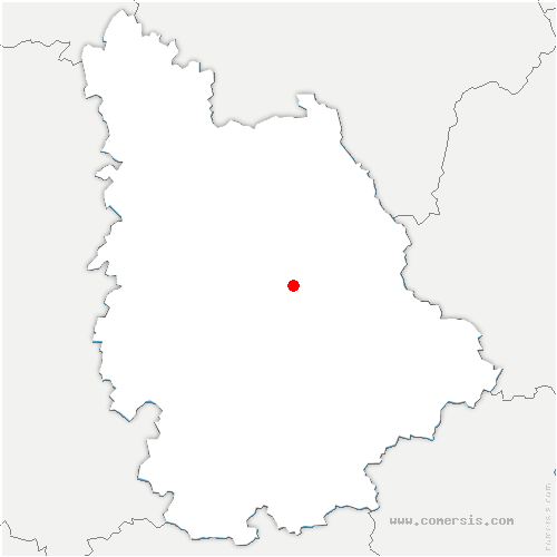 carte de localisation de Lavoux