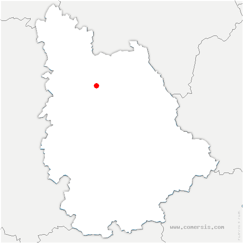 carte de localisation de Lencloître