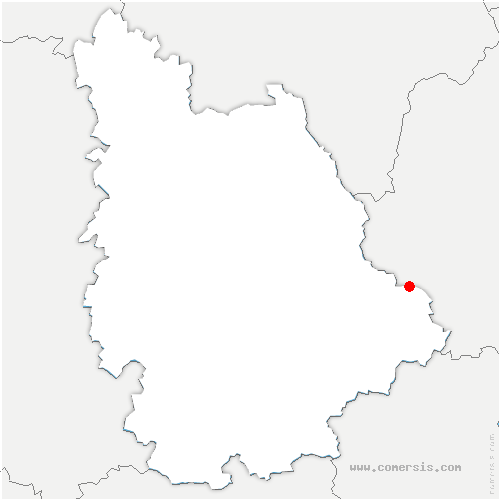 carte de localisation de Liglet