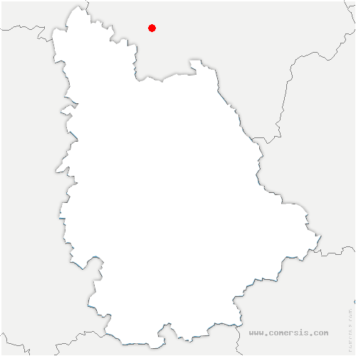 carte de localisation de Londigny