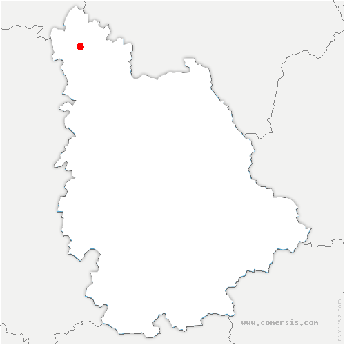 carte de localisation de Loudun
