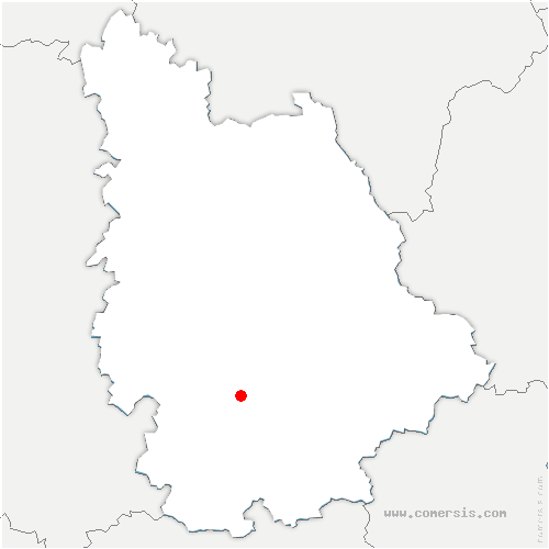 carte de localisation de Magné