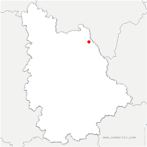 carte de localisation de Mairé