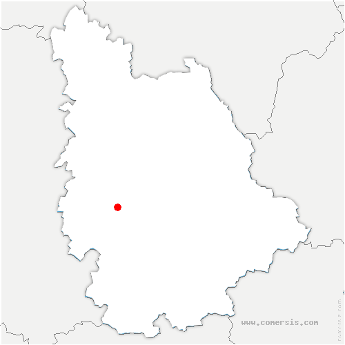carte de localisation de Marçay