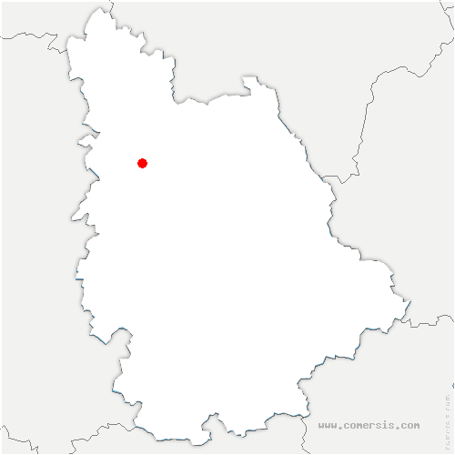 carte de localisation de Mirebeau