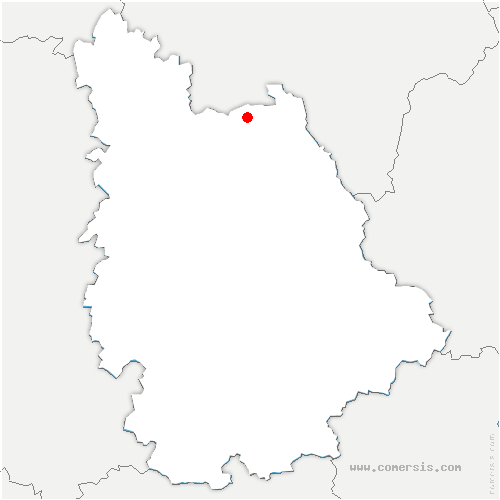 carte de localisation de Mondion