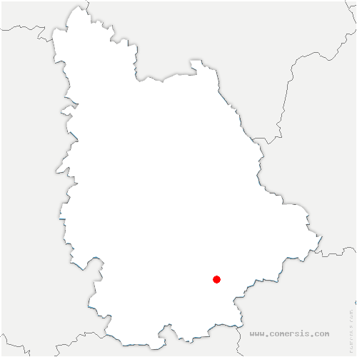 carte de localisation de Moussac