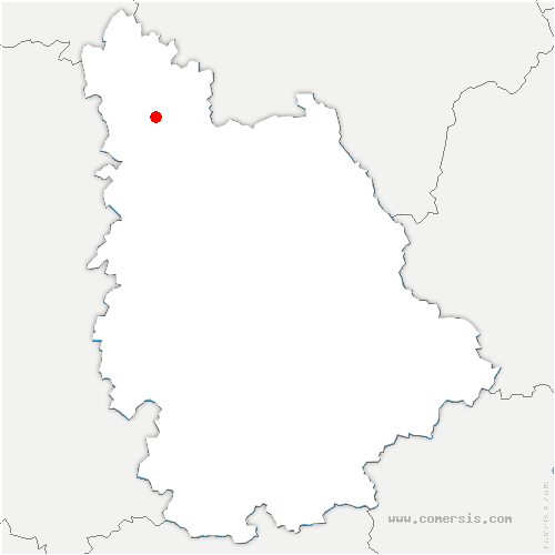 carte de localisation de la Roche-Rigault