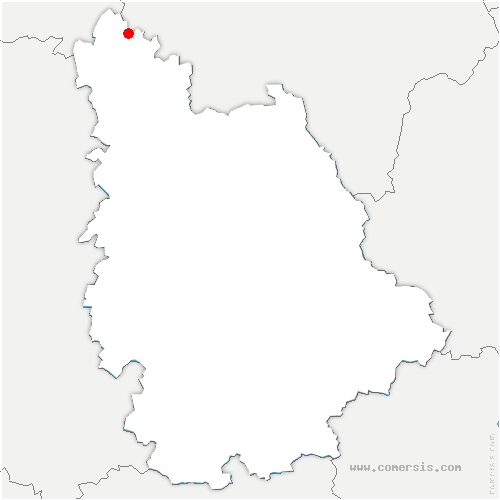 carte de localisation de Roiffé