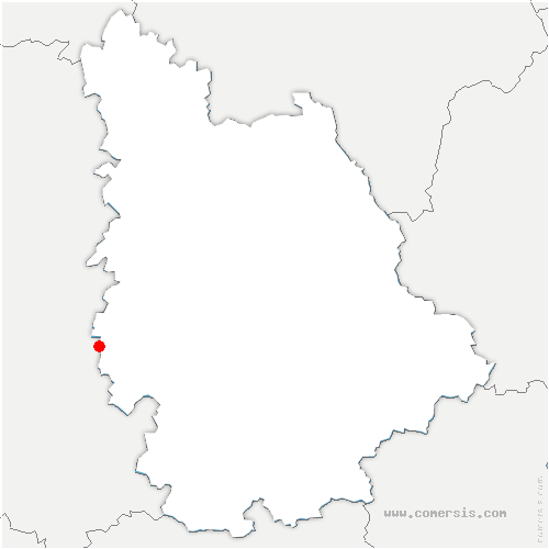 carte de localisation de Rouillé